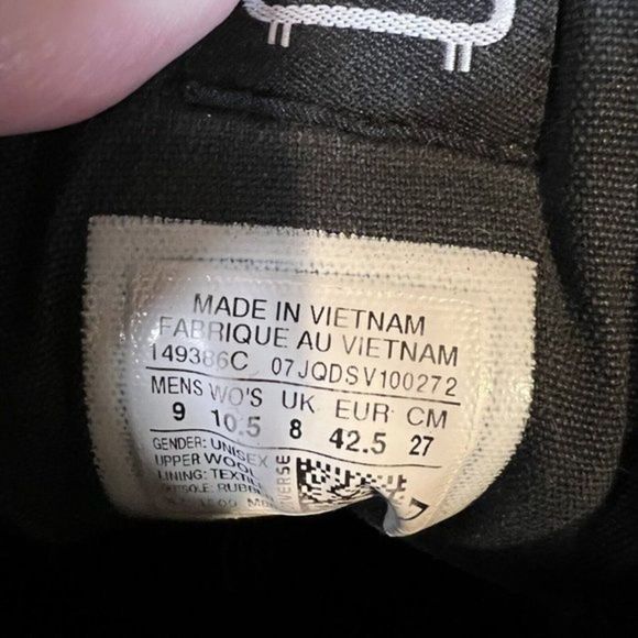 Mens Converse Woolrich Plaid Wool Flannel Lug Sole Shoes Sneakers Size 9 M GUC - Picture 8 of 8